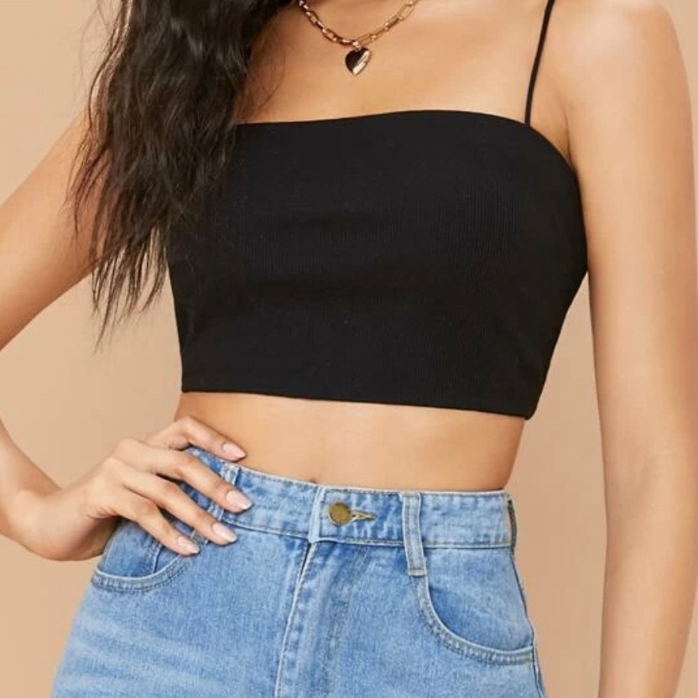 Ribbed Crop Cami Top
